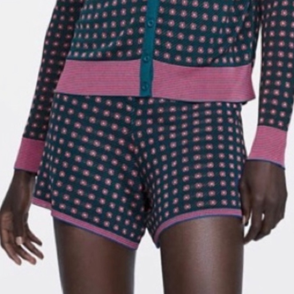 COPY - Zara knit jacquard short